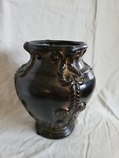 Vase Black Scrolled Gilded Design Unknown Artist A Must Have picture