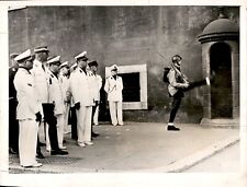 LD319 Original ACME Photo WWII GERMAN SOLDIER GOOSE-STEP MARCH PALACE OF VENICE picture