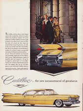 Vintage 1959 Cadillac deVille The New Measurement Of Greatness Advertisment picture