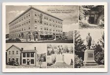 Postcard Mark Twain Hotel Hannibal Missouri, Multi-View picture