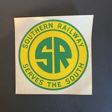 Vintage Southern Railway Decal Large 8” x 8” picture