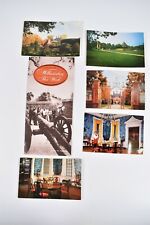 Vintage Lot 1950's Where to Eat & Go Williamsburg Brochure Virginia VA Postcards picture