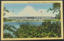 Washington DC Pentagon Building Vintage Teich Linen Postcard Unposted picture