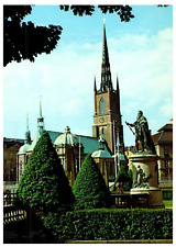 Riddarholm Church - Stockholm, Sweden Postcard Vtg  picture