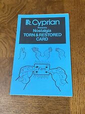 Fr Cyprian Torn and Restored Nostalgic Card Player Rare Magic Trick 1983 picture