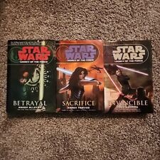 Star Wars Legacy of the Force Hardcover SFBC Edition Lot Of 3 picture