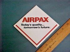 Vintage Airpax Electronics Ceramic Coaster w/ Cork Bottom 4 1/8
