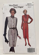 VTG Very Easy Very Vogue Sewing Pattern  8477 SZ 8-12 Jumper & Pullover Top FF  picture