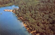 West Ossipee New Hampshire~Aerial View~Westward Shores Camping Area~1960s PC picture