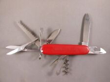 Rare SIERRA CLUB Victorinox Huntsman 91mm Red Swiss Army Knife Saw Scissors Hook picture