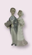 Vtg Lladro BRIDE & GROOM #4808 Wedding Figurine 1970s Retired 2005 *HAS DAMAGE* picture