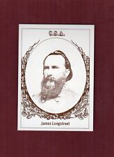 #20 LT. GEN. James Longstreet, CSA ~ 1979 Famous Civil War Generals A picture