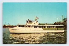 MV Sam Houston Flagship of Port of Houston Texas TX UNP Chrome Postcard M16 picture