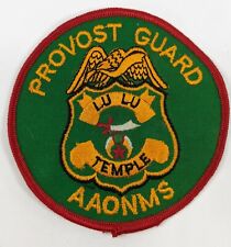 Provost Guard AAONMS Lu Lu Temple Shriners Free Mason Embroidered Patch picture