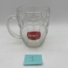 Vintage Watneys Red Barrel 16oz Dimpled Beer Mug picture