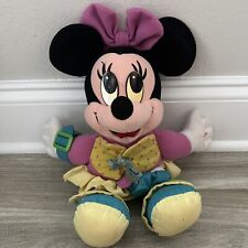 Vintage Learn To Dress Minnie Mouse Plush Disney Mattel 1980s picture