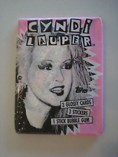 1985 TOPPS CYNDI LAUPER TRADING CARDS SEALED WAX GUM PACK picture