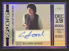 2024 Leaf Pop Century Elijah Wood Silver Now Showing Auto #7/8 Lord of the Rings picture