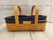Longaberger 2001 Collectors Club Gathering  Basket With Liner And Protector  picture