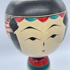 Large vintage kokeshi japanese wooden doll by Tsugio Sato 1974 K047 picture