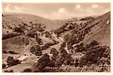 Monsal Dale Derbyshire England View From Hotel Vintage Postcard picture