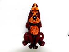 Swak Lynda Corneille Ceramic Basset Hound Figurine Ex. Used Condition picture