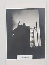 WW2 London Blitz Original Real Photograph Building on Fire Firefighters on Roof picture