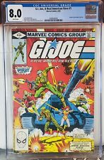 G.I. Joe A Real American Hero #1 (1982) CGC 8.0 1st Print White Pages picture
