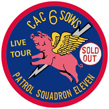 VP-11 CAC-6 SOWS PROUD PEGASUS P-3C ORION PATRON PATROL SQUADRON ELEVEN STICKER picture