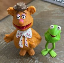 Vintage 1978 Henson Kermit The Frog & Fozzy Bear Take A Bow Move Toy Figures picture
