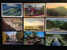 30+ Postcard lot, Virginia.  Set 8. Nice picture