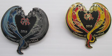 ODYSSEY OF THE MINDS COLLECTOR PIN 2016 GA SET OF 2 DRAGONS picture
