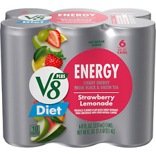 V8 +ENERGY Diet Strawberry Lemonade Energy Drink, Contains 10 Calories per Servi picture