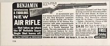 1968 Print Ad Benjamin New Air Rifles Single Shot St Louis,Missouri picture
