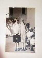 TWO YOUNG WOMEN 1920's 30's Vintage FOUND PHOTOGRAPH b + w  98 15  picture