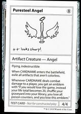 Puresteel Angel-version 2 | NM | Mystery Booster: Playtest Cards | Magic MTG picture