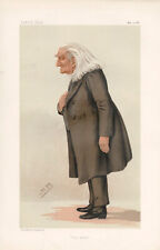 ANTIQUE VANITY FAIR 1886 ORIGINAL LITHOGRAPH FRANZ LISZT MEN OF THE DAY COA #389 picture
