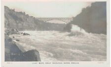 Niagara Falls Giant Wave Real Photo RPPC Great Whirlpool 1910 NY  picture