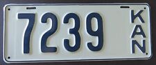 KANSAS 1919 license plate  PROFESSIONALLY RESTORED  7239 picture