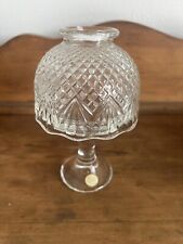 PartyLite Welcome Fairy Lamp P0336 RETIRED Clearview Lamp With Diamond Cut Shade picture