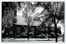 c1950's First Baptist Church Cambridge Minnesota MN RPPC Photo Vintage Postcard picture