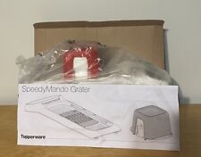 Tupperware Speedy Mando Food Grater Non-Electric White & Red. New. picture