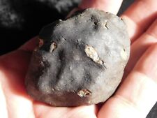 New Fall Stony Meteorite with DEEP Regmaglypts and DARK Fusion Crust 132gr picture