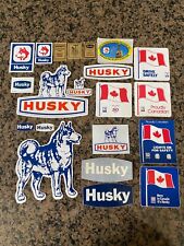 VINTAGE OILFIELD STICKER COLLECTION LOT OF 22 HUSKY OIL 70S-80S picture