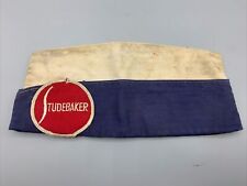 Vintage Authentic Studebaker Employee Shop Hat/Beanie With Patch picture
