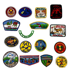 Vintage Boy Scout Patches - Lot of 16 - Scenic Trails Council Pinewood Derby ++ picture