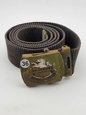 Rare Original WW2 8th Cavalry Millitary Belt Buckle With Mesh Belt. VG Condition picture