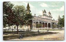 BRUNSWICK, GA Georgia ~ Street Scene  OGLETHORPE HOTEL 1909 Postcard picture