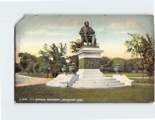 Postcard P.T. Barnum Monument Bridgeport Connecticut USA picture