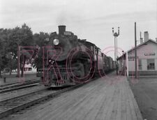 Northern Pacific (NP) Engine 1681 at Rush City, MN Station in 1956 - 8x10 Photo picture
